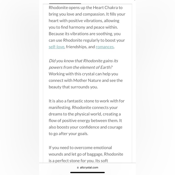 Handmade Rhodonite necklace - Picture 4 of 5